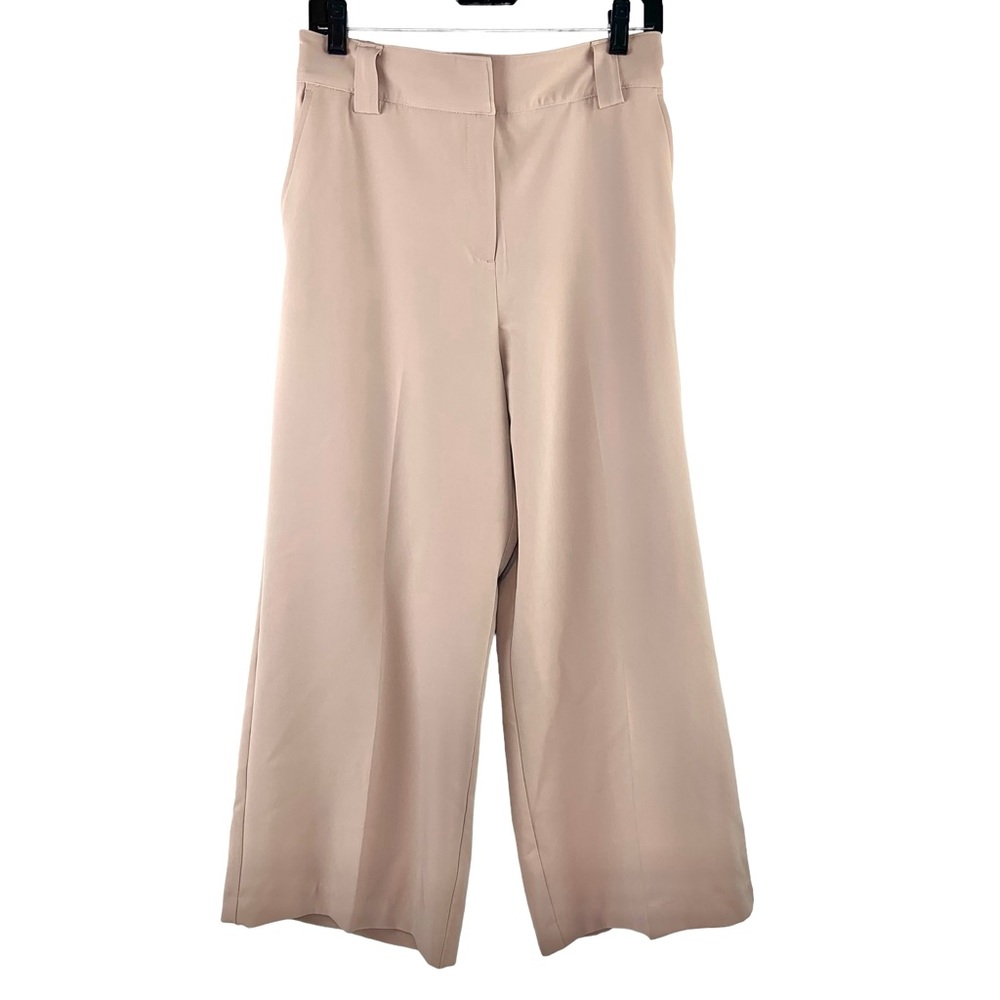 Joie Cropped Trouser Pants in Dusty Mauve Taupe
